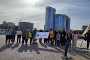 برگزاری پیاده روی دانشجویی و کارکنان پردیس کیش