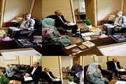بازدید دکتر رحمانی، مدیریت محترم توسعه منابع وپشتیبانی معاونت بین الملل از دانشکده داروسازی پردیس بین الملل