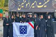 حضور پرشور دانشجویان بین‌الملل دانشگاه در مراسم پیاده‌روی اربعین