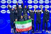تبریک قهرمانی تیم کشتی آزاد و فرنگی ایران عزیز