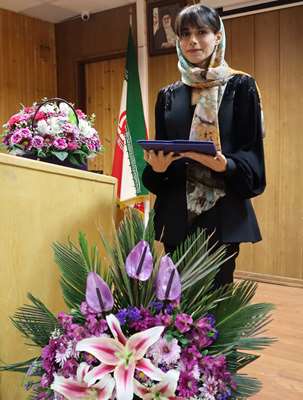 برگزاری مراسم دفاع از پایان نامه خانم کیانا صمدائی