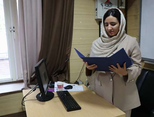 برگزاری مراسم دفاع از پایان نامه خانم ساغر صدیق خیرآبادی