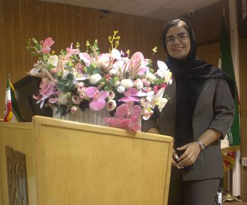 برگزاری مراسم دفاع از پایان نامه خانم فاطمه گلپایگانی