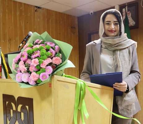 برگزاری مراسم دفاع از پایان نامه خانم  فرناز نصوحی 