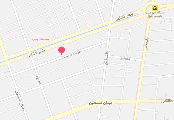 آدرس روی نقشه